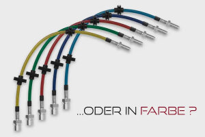 Steel braided brake lines for Ford Focus 2 Cabrio