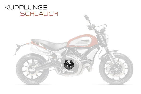 Stahlflex Bremsschläuche kompatibel für YAMAHA VMX 1200 [V-MAX] ab 93- [Kupplung]