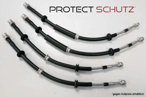For Moskvich ASLK 2140 1.5 75PS Stufenh. (1976-1988) Steel braided brake lines